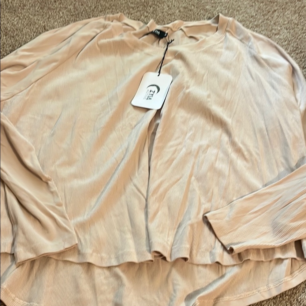 Tan knit Blouse